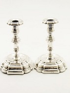 Hugo Grn a pair of candlesticks of silver baroque