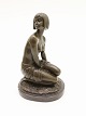 A Gennarelli 1881-1943 art deco skulptur af kvinde solgt