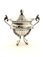 830 silver bowl with lid