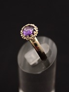Sterling silver ring  with amethyst