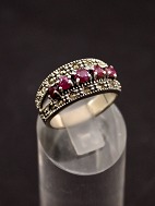 Sterling silver ring  with garnets