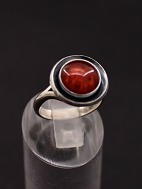 N E From Sterling silver ring with amber