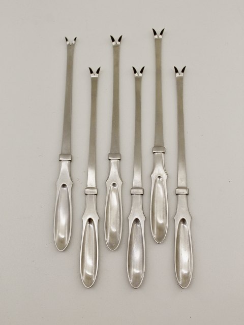 6 pieces. "Mitra" lobster forks sold