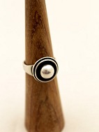 Art deco slv ring<BR>
solgt