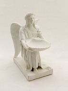 Bing & Grøndahl dåbens engel figur af bisquit solgt