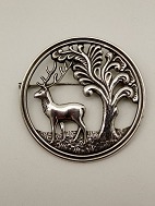 Slvsmed Hans Jensen  art deco broche solgt