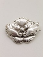 Georg Jensen broche af sterling slv dessin 107