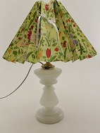 Opaline olie lampe 19. rh. 