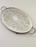 Forslvet engelsk serverings bakke