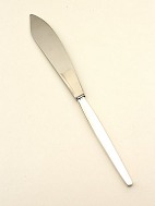 Lagkagekniv 28 cm. sterling sølv og stål. 