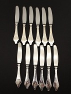 Antik rokoko 830 sølv knive