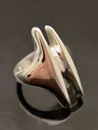 Georg Jensen Sterling sølv ring størrelse 51-52 design Henning Koppe