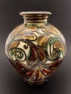 H A Khler gulv vase H. 40 cm. sign. HAK. 