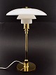 PH 3 / 2 poleret messing bord lampe design Poul Henningsen