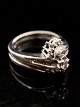 10ct. white gold ring