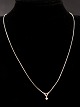 14 ct. white gold necklace