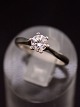 Sterling silver solitaire ring