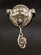 Art Nouveau slv broche