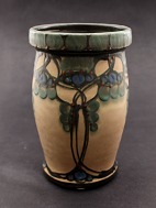 Danico keramik vase med art nouveau dekorationer