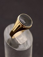 8 karat guldring  med onyx