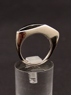 Sterling slv ring med mrk karneol