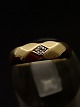 14 karat guld ring med diamant