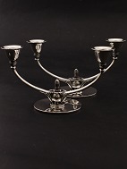 Georg Jensen 2 armet sterling slv art deco lysestager 273A