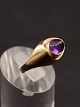14 karat vintage guld ring  med ametyst
