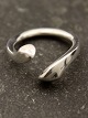 Georg Jensen Sterling Silver Devoted Hearts Ring No 262.