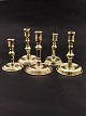 Set of 5 "Nasrved" brass candlesticks