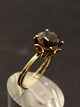 14 karat guld ring  med topas