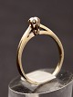 14 katar hvidguld ring med diamant