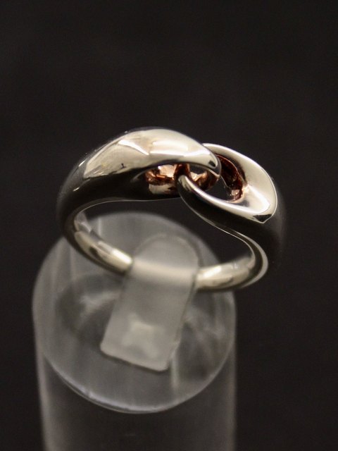 Georg Jensen sterling sølv stor "Reflect" ring