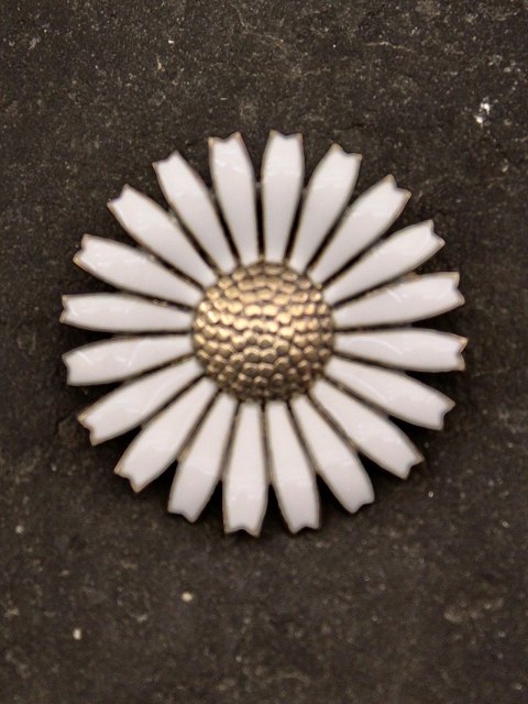 Anton Michelsen vintage sterling sølv marguerit broche